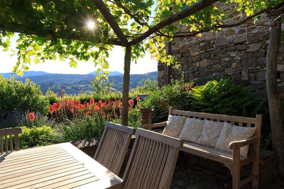 Villa Riflessi Di Fiesole - Piscina - Vista Firenze Exteriör bild