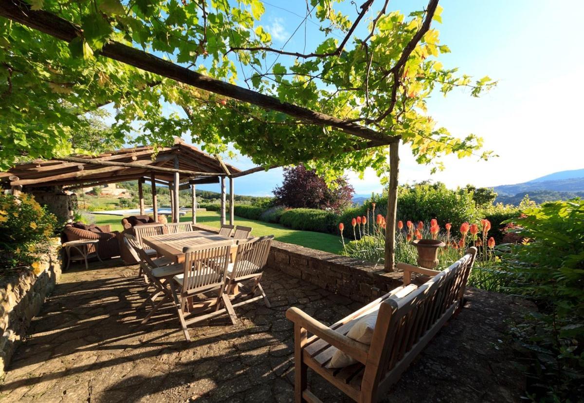 Villa Riflessi Di Fiesole - Piscina - Vista Firenze Exteriör bild