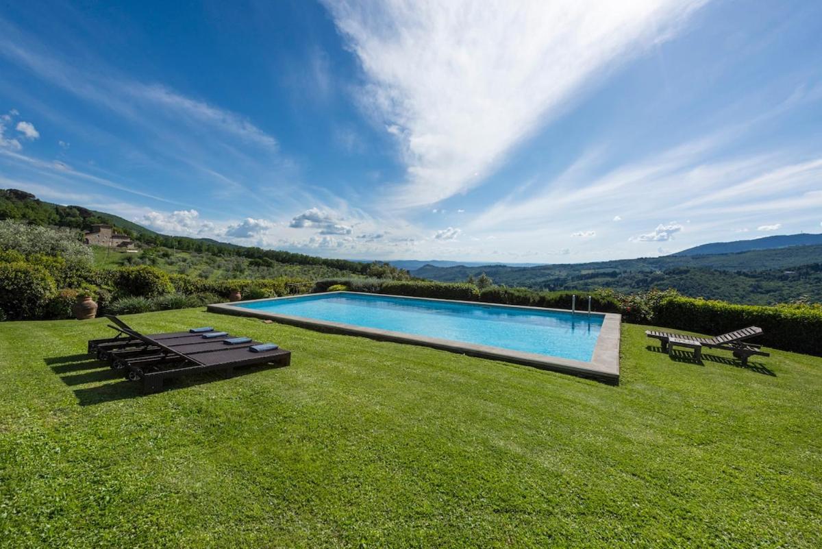 Villa Riflessi Di Fiesole - Piscina - Vista Firenze Exteriör bild