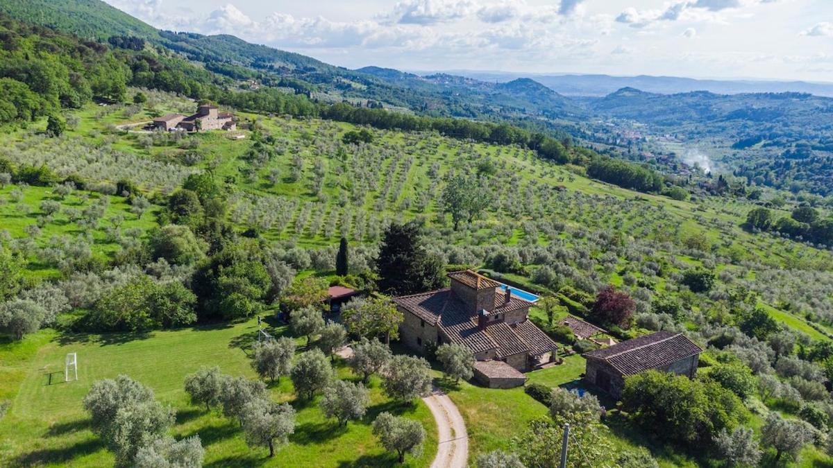 Villa Riflessi Di Fiesole - Piscina - Vista Firenze Exteriör bild