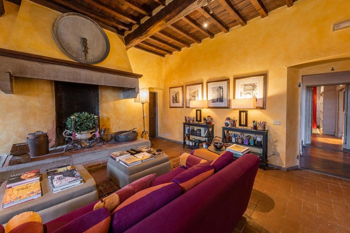 Villa Riflessi Di Fiesole - Piscina - Vista Firenze Exteriör bild
