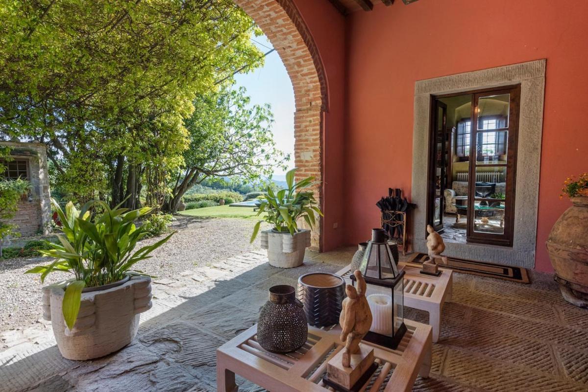Villa Riflessi Di Fiesole - Piscina - Vista Firenze Exteriör bild