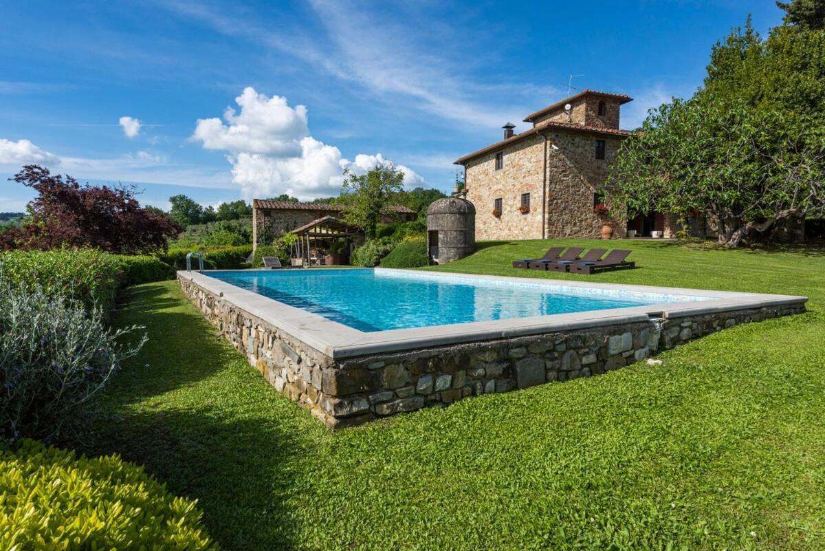 Villa Riflessi Di Fiesole - Piscina - Vista Firenze Exteriör bild